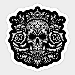 gothic skull design Sticker